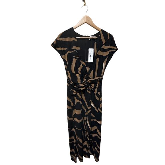 Prabal Gurung Animal Print Wrapped Maxi Dress Size 4 New with Tags - Picture 7 of 10